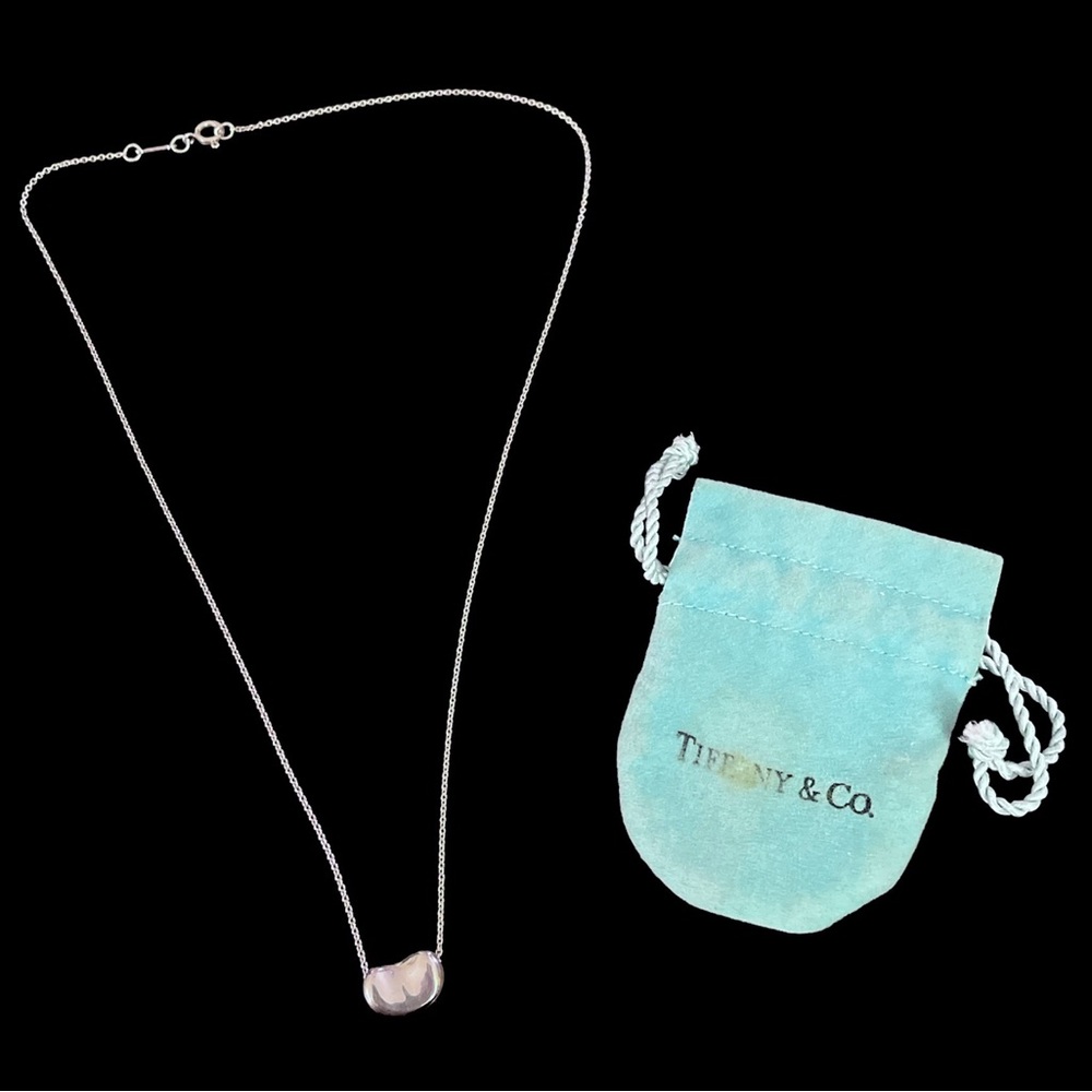 Tiffany & Co. Elsa Peretti Bean Design Pendant in 925 Sterling Silver, 11mm